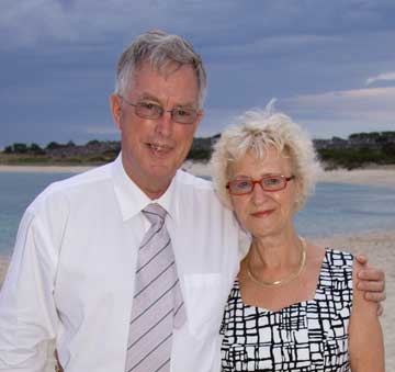 Agnes & Henkon the shores of Botany Bay - 2009